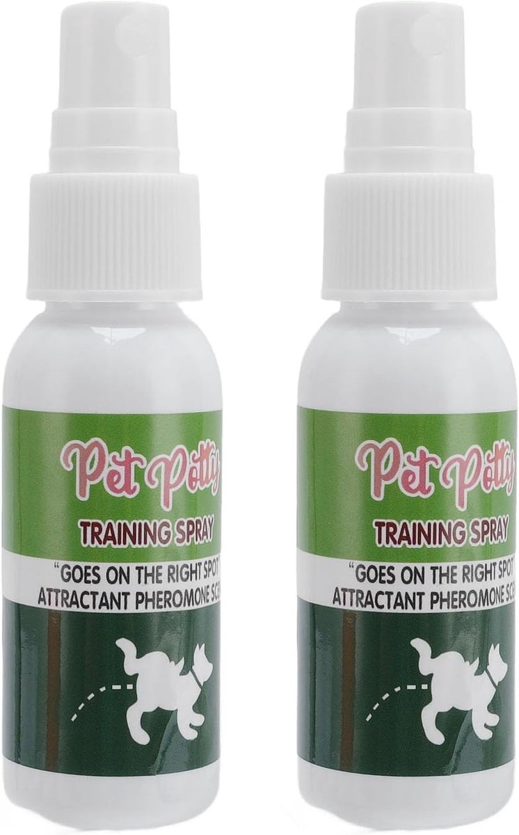 SnelShoppen - 2x Honden Potty Training Spray, Aantrekkelijke Geur voor Binnen en Buiten, Effectieve Trainingstool voor Honden met Speciale Fragrance,