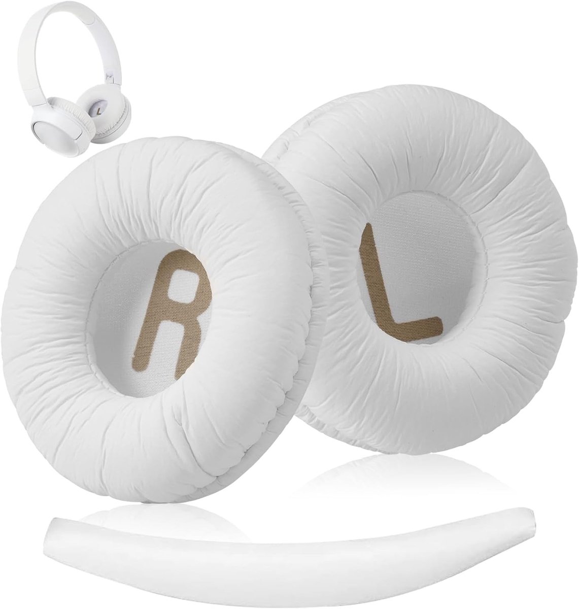 Ergonomische oorkussens en hoofdband voor 60 mm hoofdtelefoons, comfortabel en eenvoudig te installeren, ideaal voor langdurig gebruik en optimale geluidsisolatie