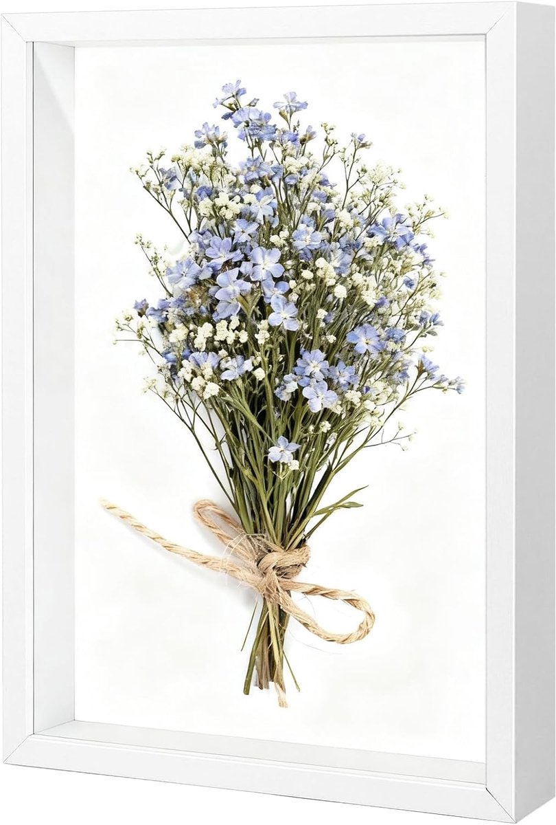 Diep Fotolijst 21 x 30 cm - Houten 3D Lijst - Transparante Acryl Voorzijde - Perfect voor Creatieve Decoratie - ShopVlot