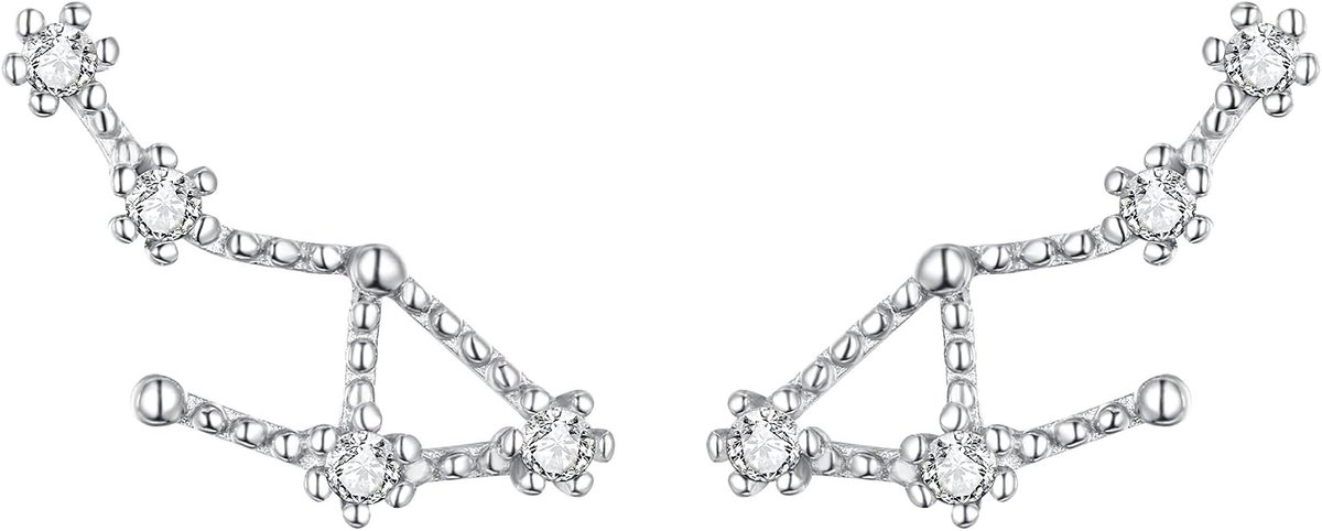 925 Sterling Silver Round Zirkonia