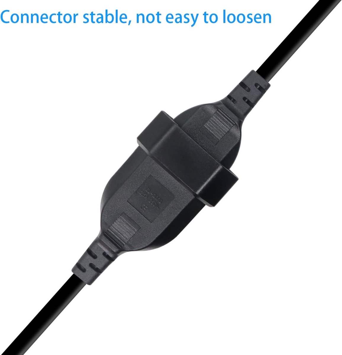 SnelShoppen - 2-in-1 Verlengsnoer Type C Euro Plug naar Dubbele Type C Euro Stopcontacten, Max 2.5A/250V, 0.75 mm² voor PC Computer Monitor, TV, Huish