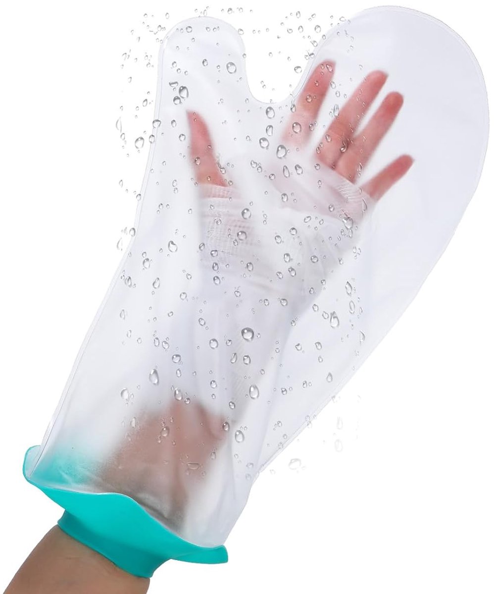Waterdichte gipsbescherming voor volwassenen voor het douchen, handafdekking na operaties, wondbeschermingsbad, volwassenen, waterdicht, voor douchen, baden, herbruikbaar wondverband zwemmen