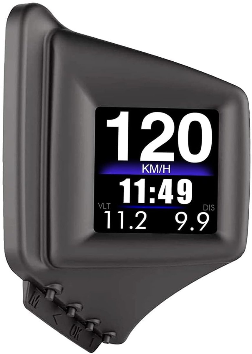 SnelShoppen - Head Up Display Voor Auto's, Rotatiescherm, In-Car Instrument, Navigatie Data, GPS Snelheidsmeter, OBD Auto Head-up Display, Geschikt Vo