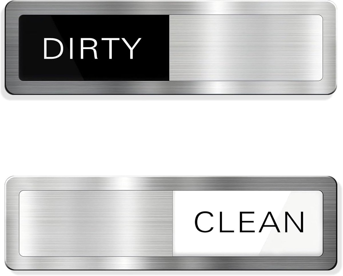 Magneten voor vaatwasser Clean/Dirty Sign, Clean Dirty Vaatwasserbord, gebruikt voor reiniging en vuil, herinneringsteken, magneten, koelkast, modieuze keukendecoratie