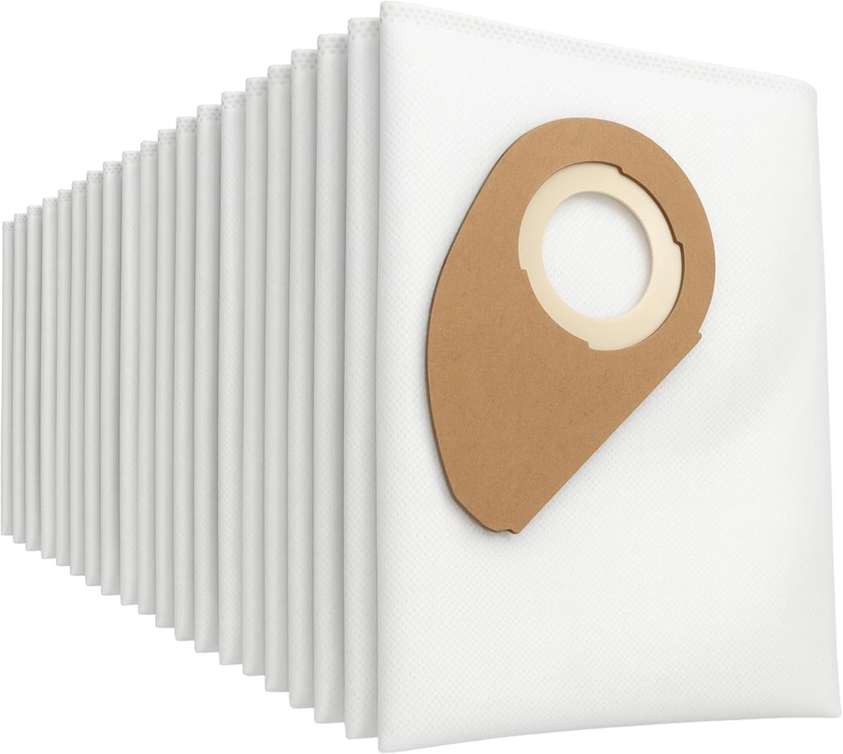 20 Stofzuigerzakken voor Nilfisk Buddy II - 12/18 / 12L / 18L INOX, alternatief voor origineel 81943048 van Microsafe