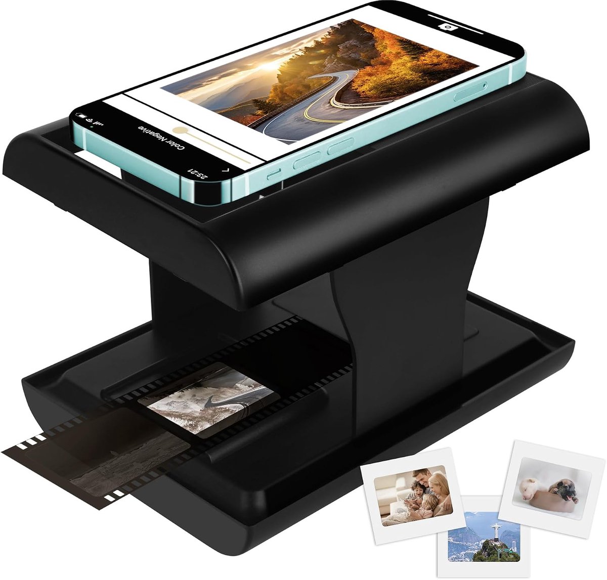 filmscanner 35 mm, positieve en negatieve diascanner voor scannen en opslag, fotoscanner voor digitalisering
