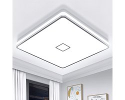 Plafondlamp Airand badkamerlamp LED 24 W IP44 waterdicht Ø 32,5 cm voor badkamer woonkamer keuken 2050LM badkamer gang 5000K koud wit