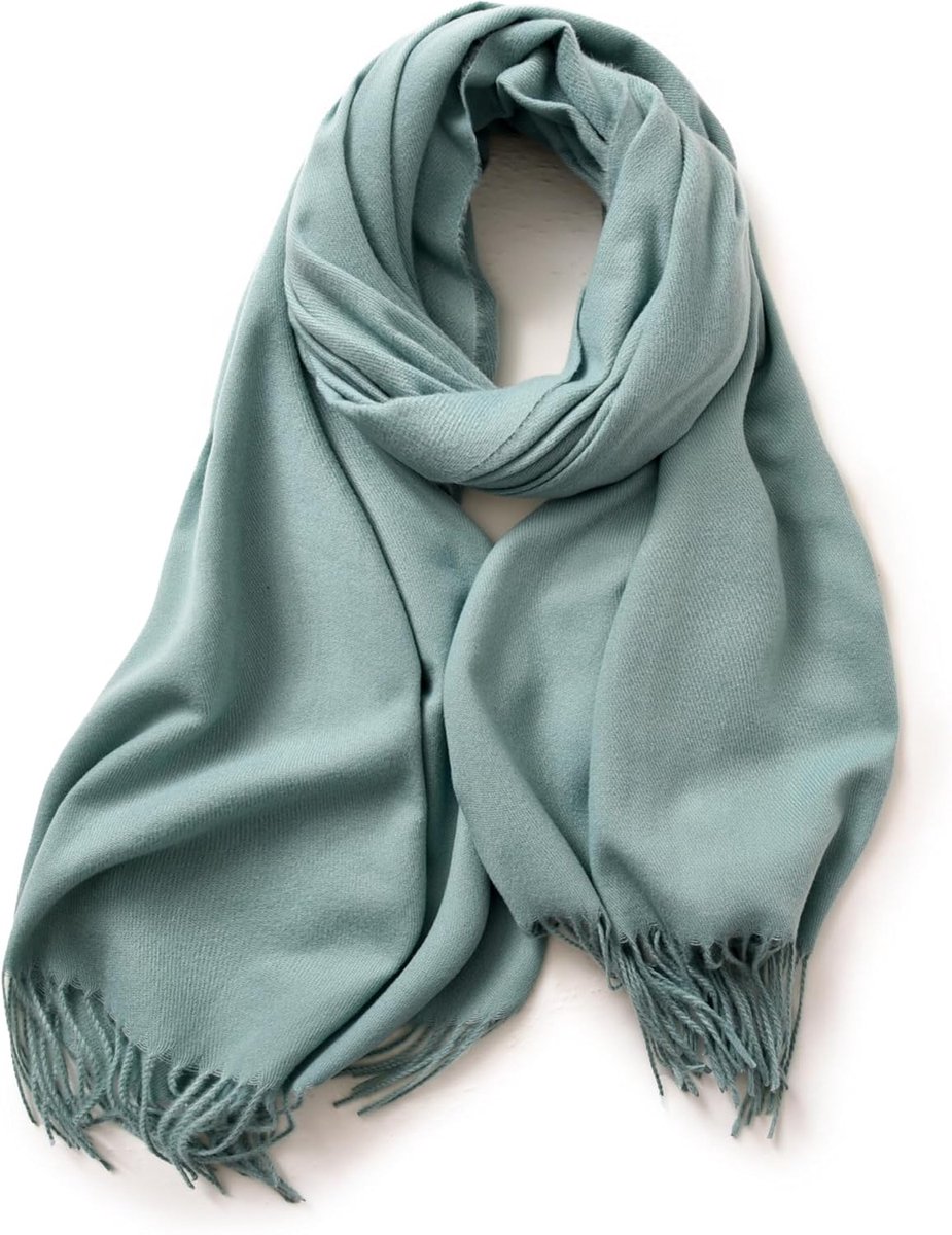 XXL Sjaal voor Dames & Heren - Kasjmier & Merino Gevoel - Super Zachte Pashmina 180x65 cm voor Winter & Herfst - Elegante Omslagdoek, Stola voor Bruiloft & Feest