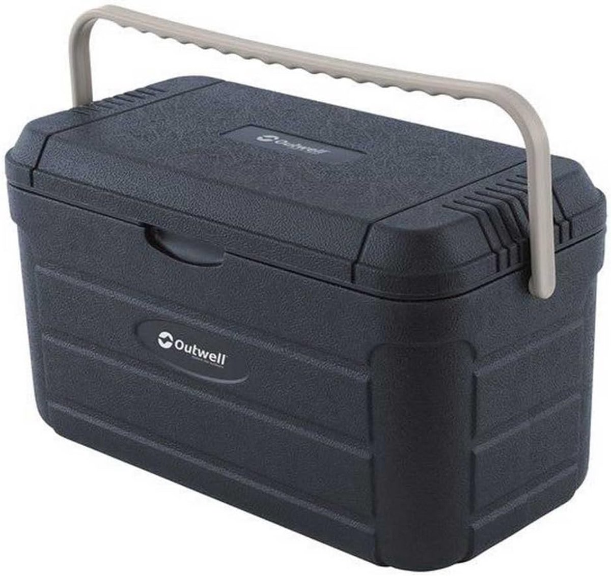 SnelShoppen - Ultra-lichte koeltas voor camping en wandelen - Compacte koelbox met schouderband - Duurzaam ABS plastic - Navy - 413 mm - Ideaal voor b