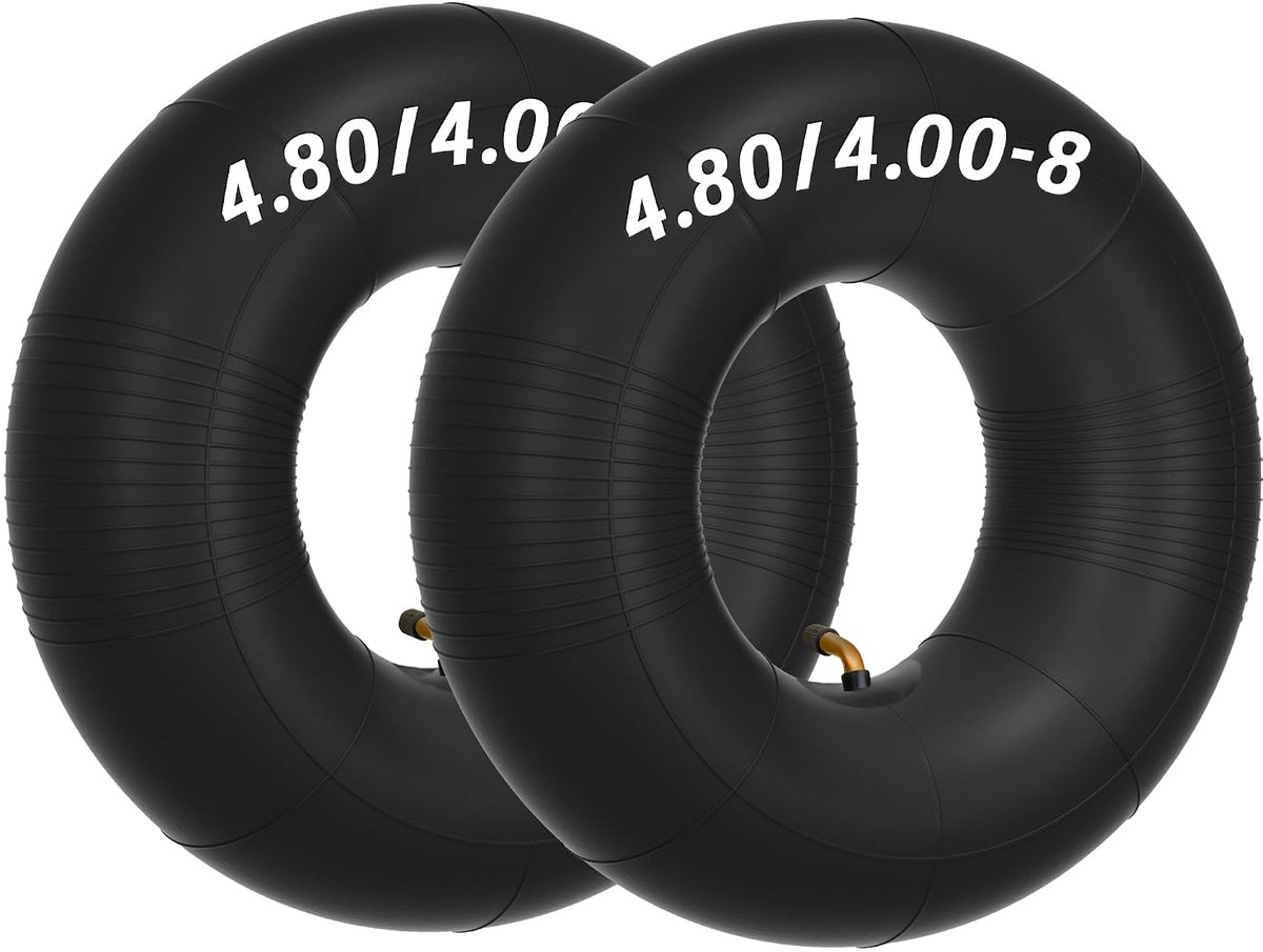 2 x binnenband 4.10/3.50-4 binnenband 4.10 3.50-4 kruiwagen binnenband met TR87 hoekventiel bandenslang voor kruiwagen, handkar, tuinaanhanger, grasmaaier