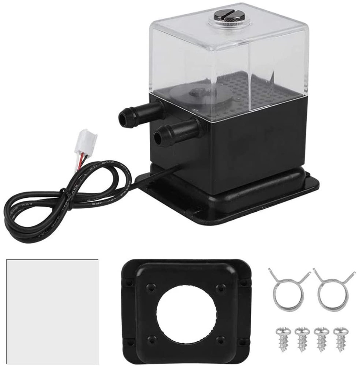 DC 12V Ultra-stille Waterkoelingspomp Tank 8W Reservoir max.400L/h voor PC CPU Vloeistofkoelsysteem