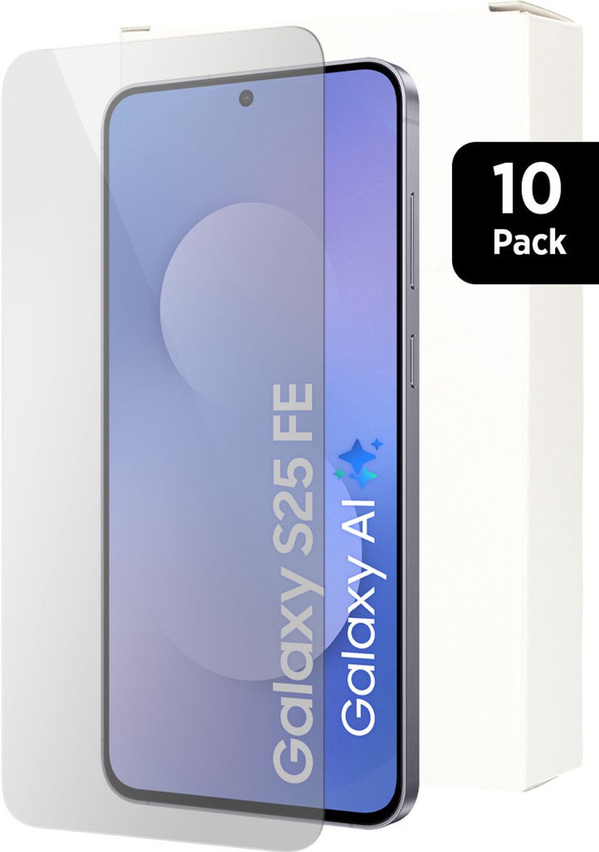 Mobiparts Screenprotector geschikt voor Samsung Galaxy A57 Samsung Galaxy S25 FE Samsung Galaxy S26 FE - Gehard Glas - Anti-bacterieel -