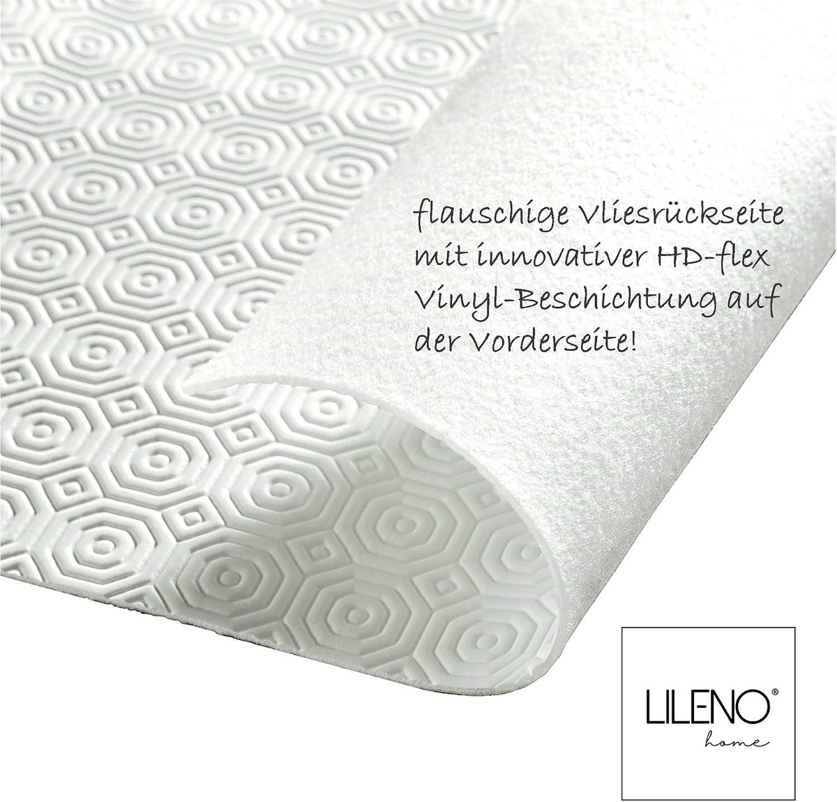 SnelShoppen - Molton tafelbescherming tafelkleed wit 140 x 900 cm - waterdichte en antislip tafelpad voor optimale bescherming - vierkante pad voor fe
