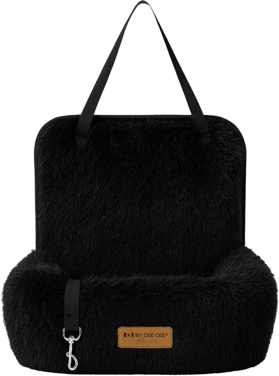 SnelShoppen - Hondenautostoel Deluxe - Diermand voor Honden met Veiligheidsriem - Comfortabele Hondenautostoel voor Kleine Honden - Wasbare Hoezen - V
