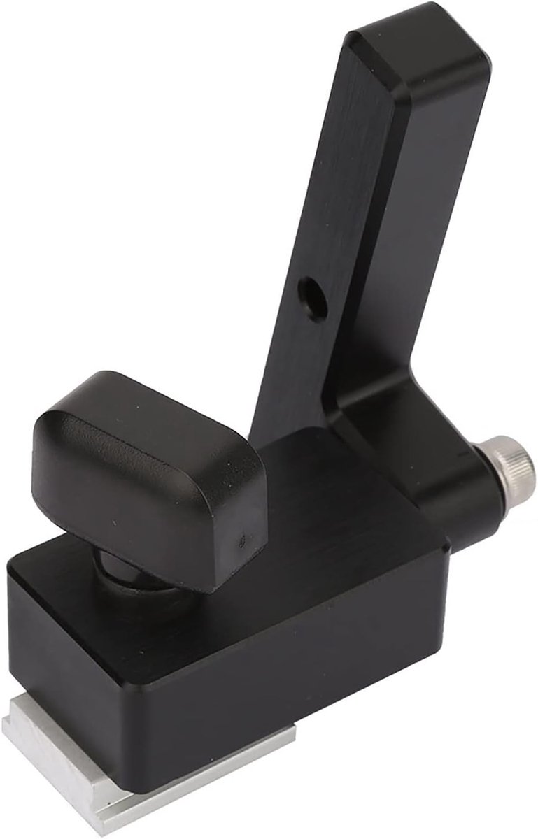 Dailygoods- T-sleuf Verstek - Houtwerk T-sleufverstek - Verstekrail - Glijdende Begrenzing - Bakelieten Materiaal - Snelle Handgreep - Houtbewerkingsaccessoire