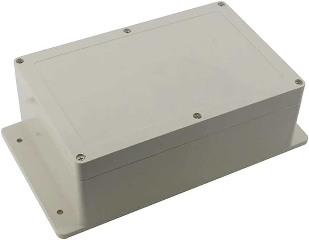 SnelShoppen - Waterdichte Elektronische Projectdoos Behuizing ABS Kunststof Cover Cases Grijs/Transparant - Duurzaam, Multifunctioneel, Geschikt voor