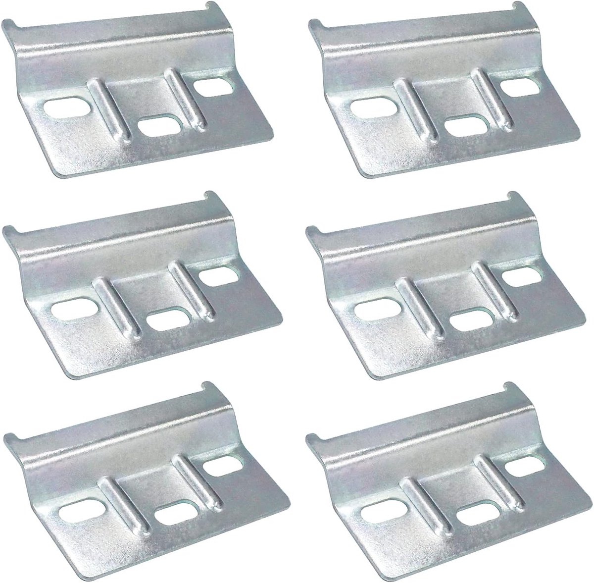 GIAK Professional carrier plate, carrier plate, length 60 mm, galvanised steel, very stable, cabinet rail with locknut - ShopVlot
