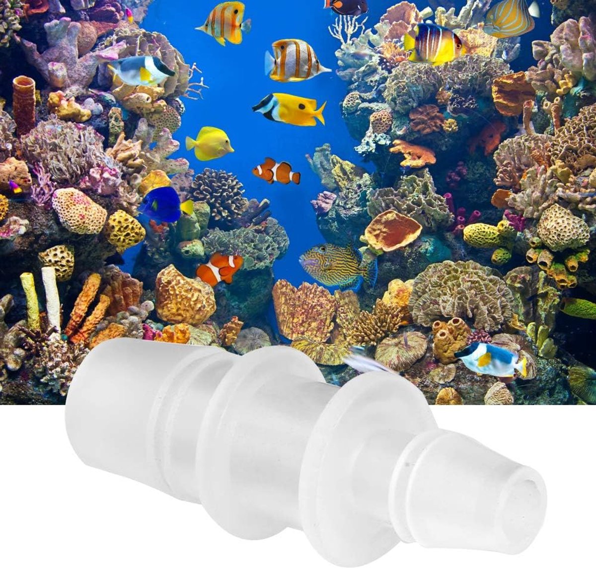 SnelShoppen - Aquarium Slangaansluiting - Vis Tank Slang Converter - Aquarium Buizen Connector Set - Accessoires voor Luchtpomp - 16mm/20mm - 5x8mm/12