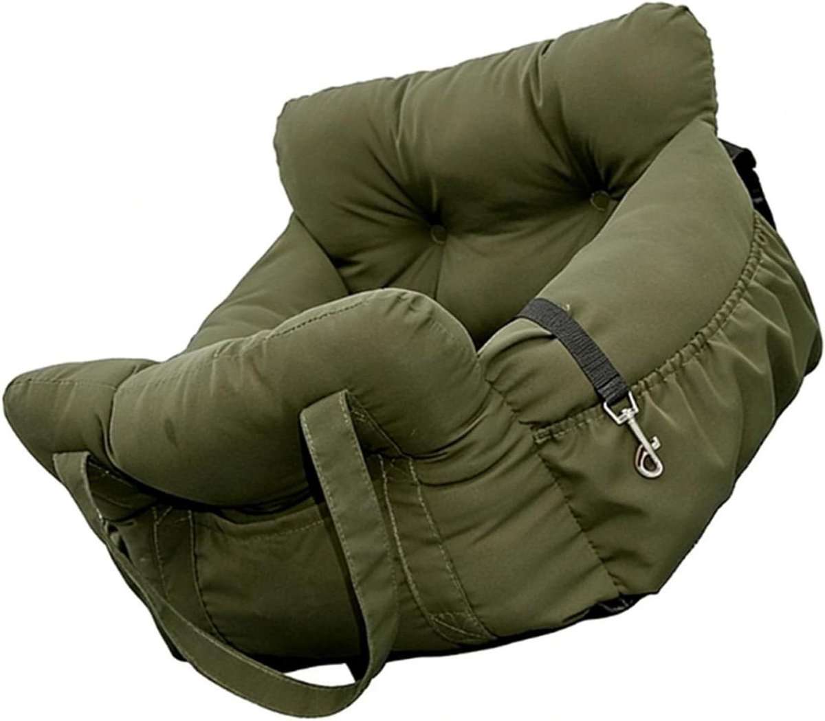 Hondenautostoeltje - Reisstoel Huisdier - Veilig Reizen - Antislip Bodem - 50 x 50 x 30cm - Groen