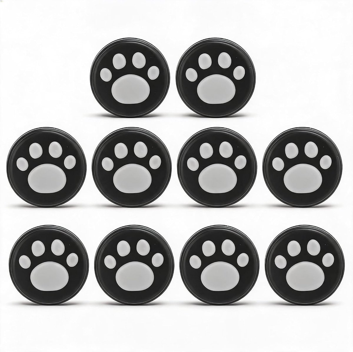 Thumb Grip Joystick Cap - 10pcs Silicone - Schattig kattenpoot ontwerp - Beschermt controller tegen stof - SnelShoppen