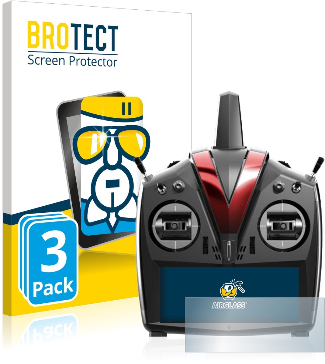Screenprotector 3 Stuks voor VBar Control Touch Beschermglas transparant