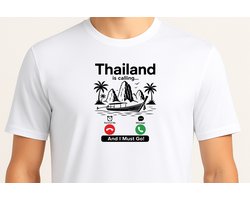 Thailand is calling - T Shirt - cute - kawaii - Gift - Cadeau - schattig - schattigdesign - liefdesign - pastelkunst - Funny
