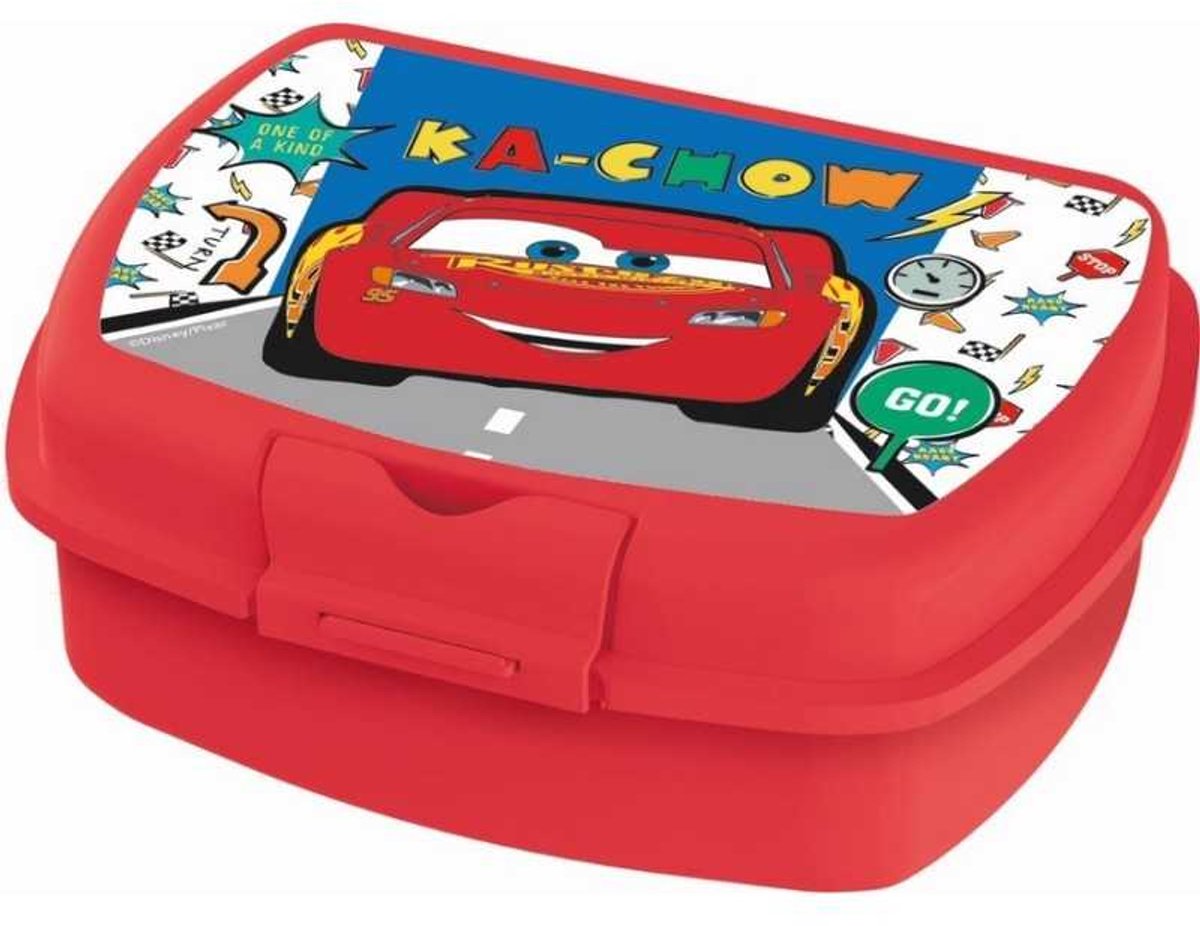 Disney - Cars - McQueen - Lunchbox - Broodtrommel - 18x14x6cm