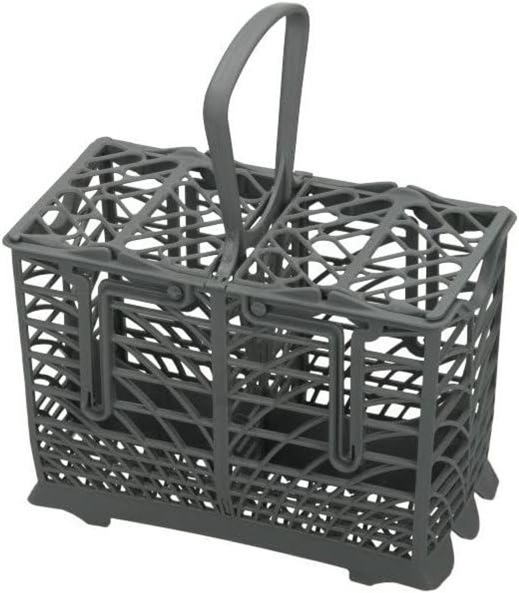 Bestek Mand - Bestekbak Vaatwasser - Vaat Reinigen - Roestvrij Staal - 18 x 9.5 cm - Natuurlijk
