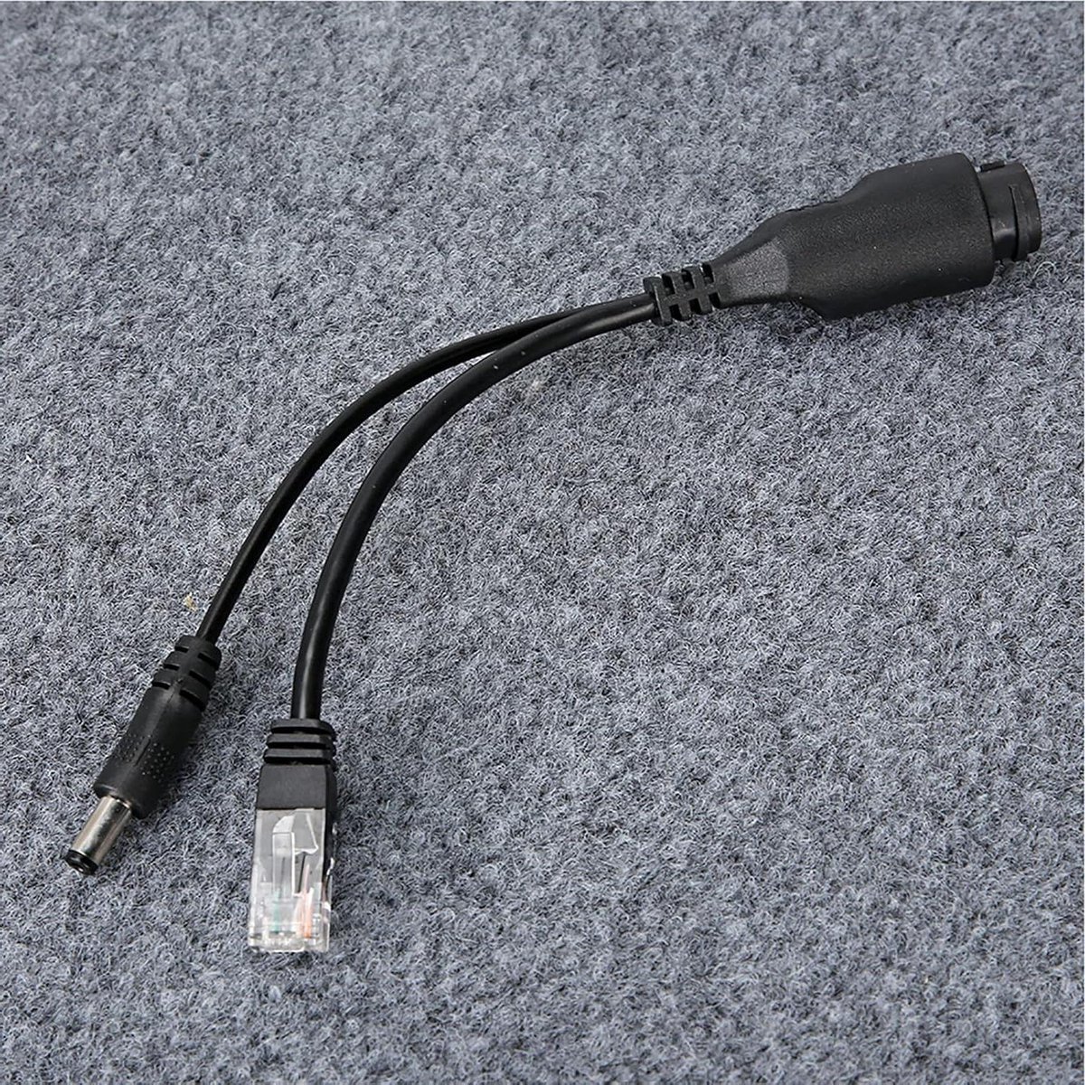 POE Splitter - Netwerk Adapter - Netwerk Uitbreiding - Waterdichte Bescherming - 40 meter - Zwart