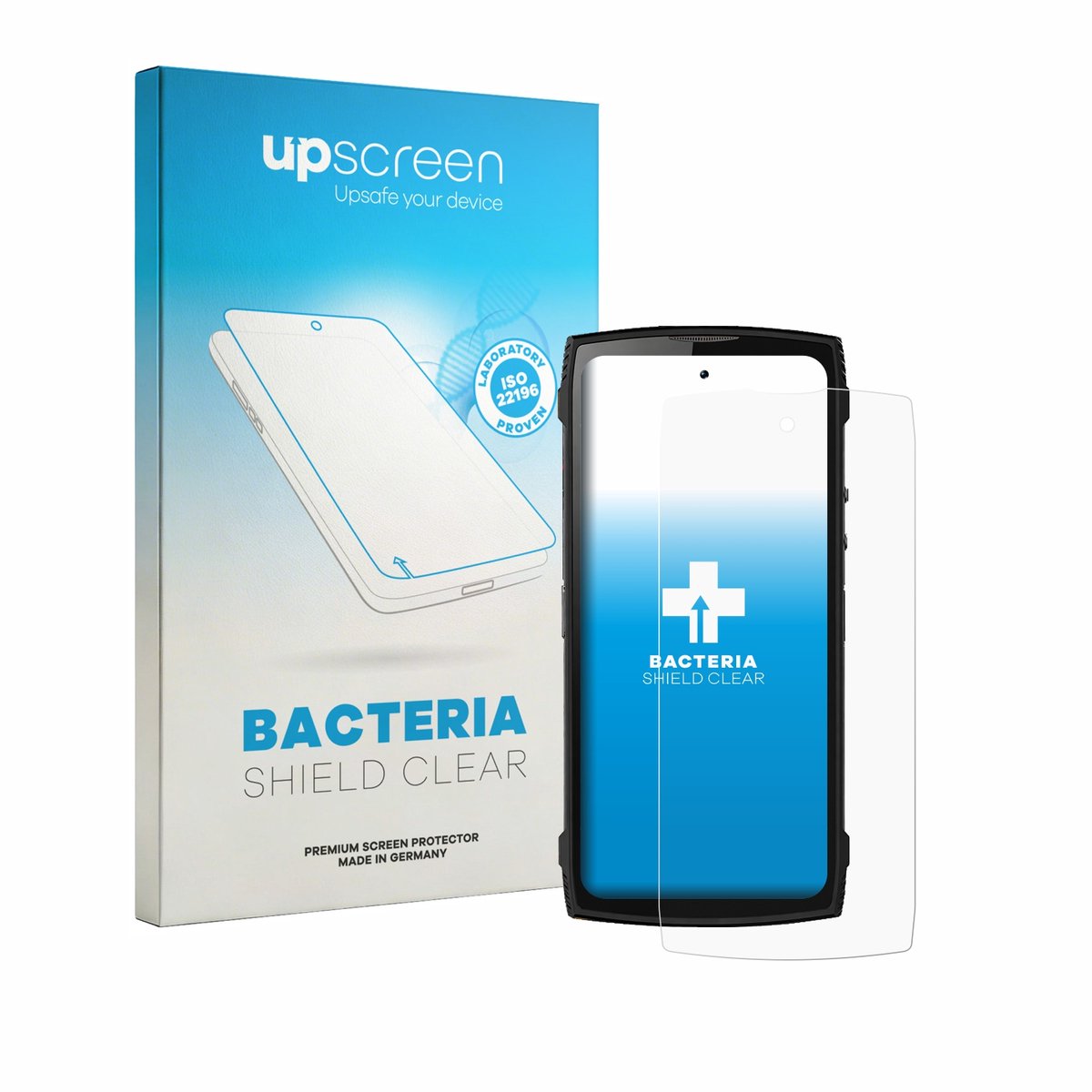 upscreen - Screenprotector voor Lagenio Panther 2 - Folie Beschermfolie transparant antibacterieel
