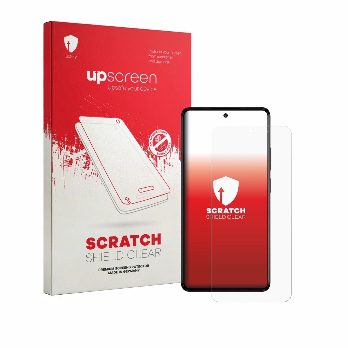 upscreen - Screenprotector voor General Mobile Fenix II Pro - Folie Beschermfolie transparant