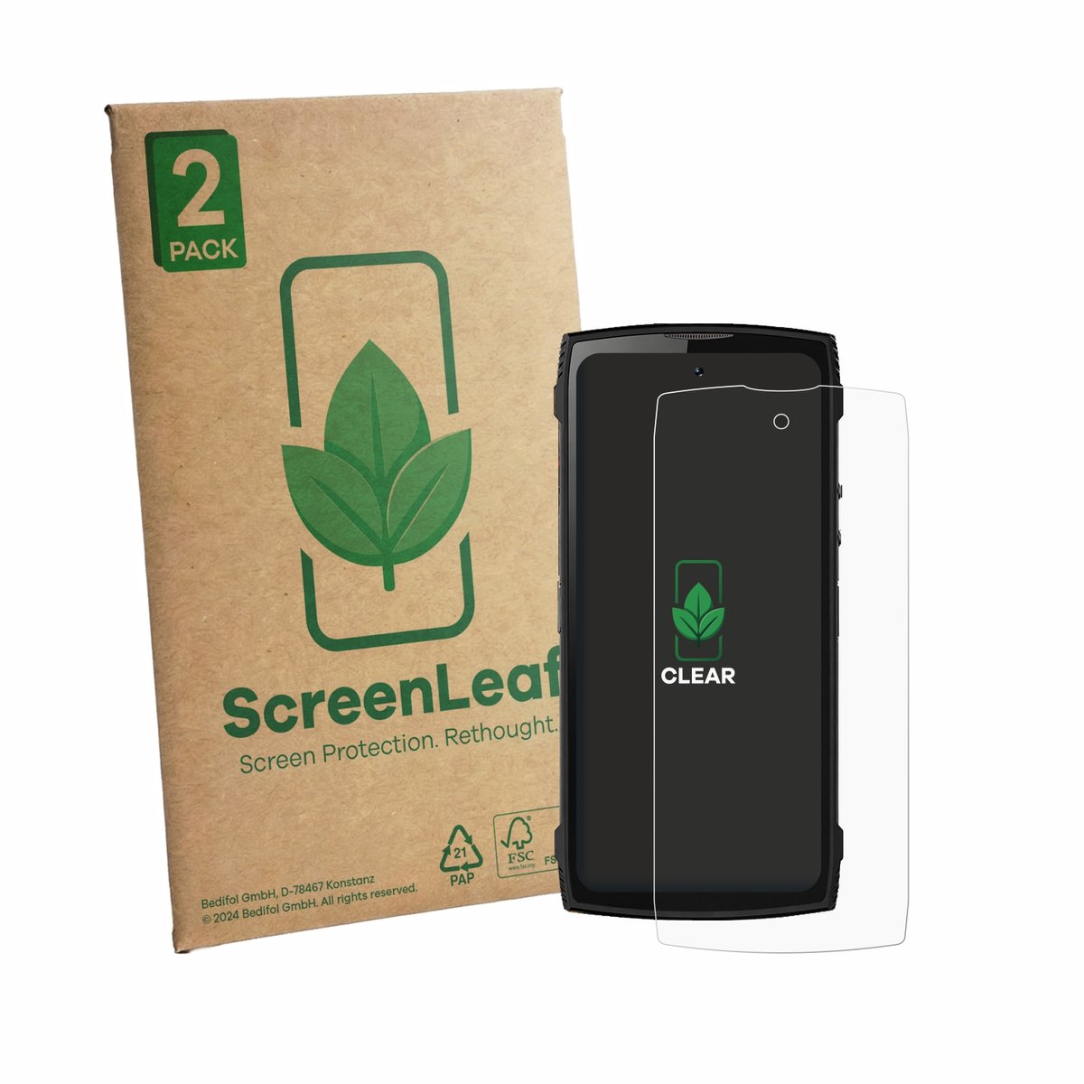 2 Stuks Screenprotector voor Lagenio Panther 2 - Hoogwaardige Beschermfolie transparant