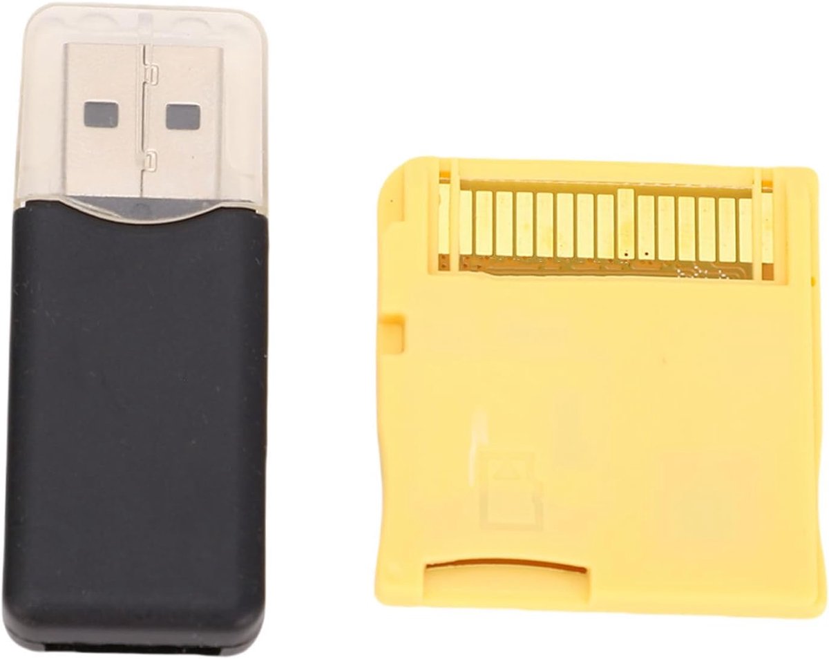 2025 R4 Video Games Memory Card, Gebouwde ASIC-chip, Flash-geheugenkaart met Lezer, voor NDS, NDSL, NDSI, NDSIXL, 2DS, 3DS, 3DSXL, NIEUWE 3DS, NIEUWE 3DSXL, 2DSXL (GOLD)