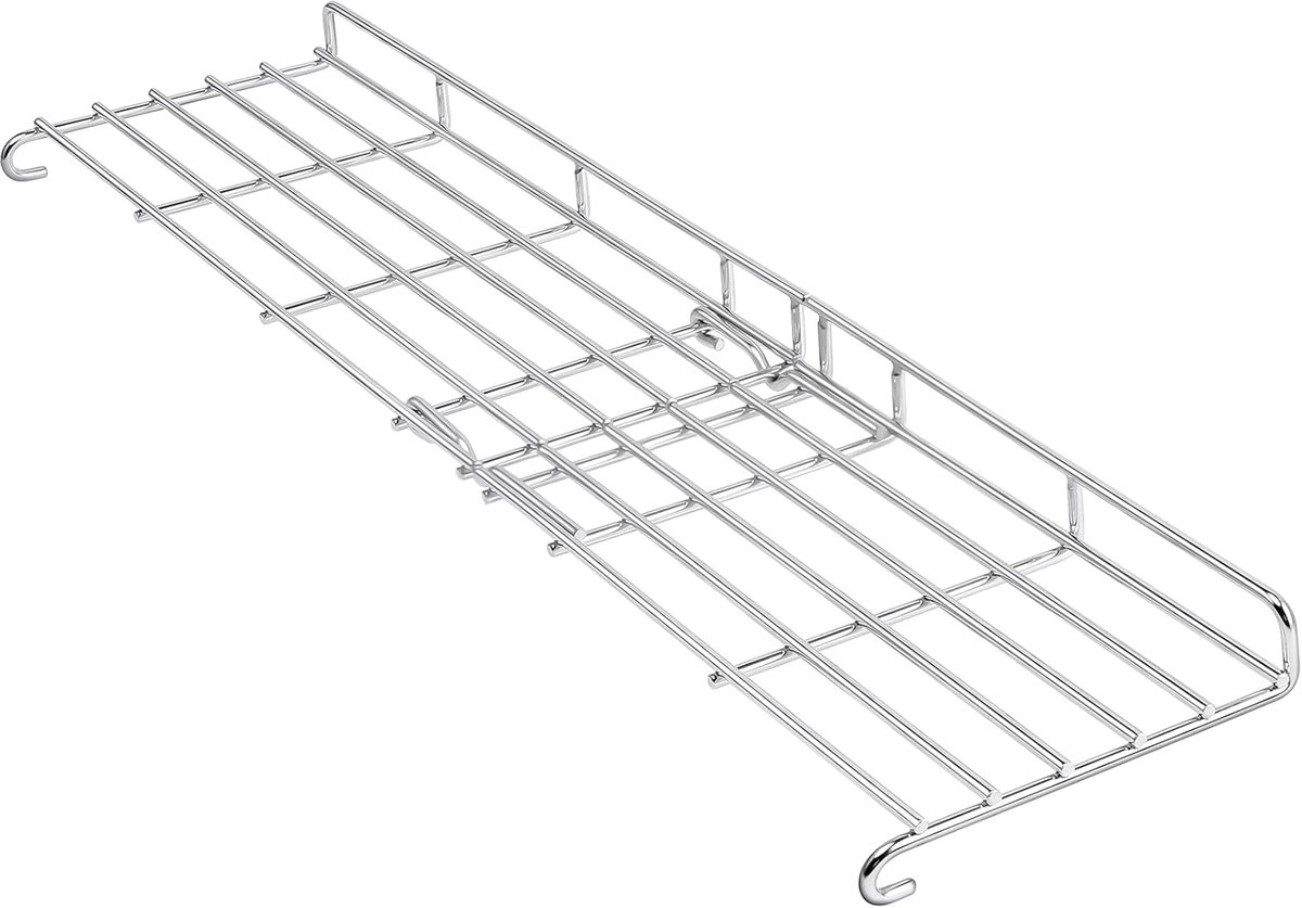 Roestvrijstalen warmhoudrooster voor Weber Genesis II 400-serie gasbarbecues – uitgebreid kookgebied voor modellen E/S/SE-410, E/S-435, reserveonderdeel voor Weber 66045, ideaal voor het warm
