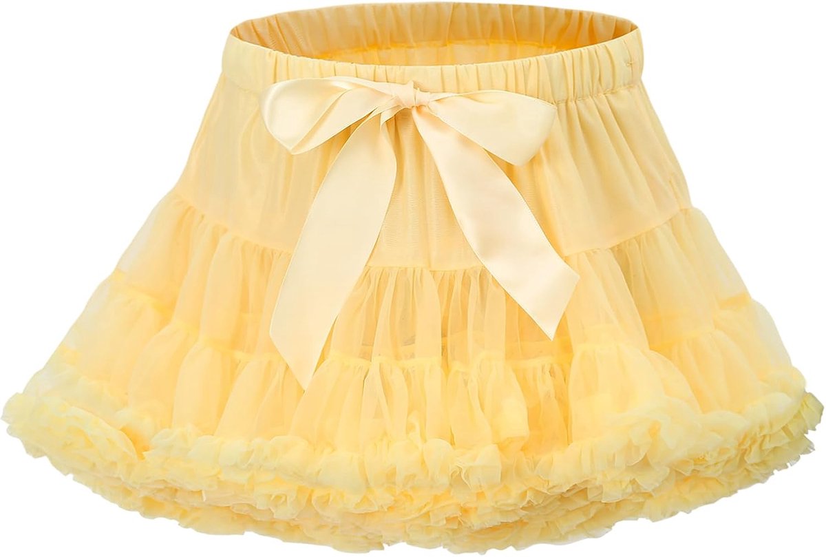Meisjes Tutu Rok Peuter Ruffle Gelaagde Tule Rok Prinses Tutu Rok Kinderen Feestelijke Dansbel Minirok (0-10 Jaar)
