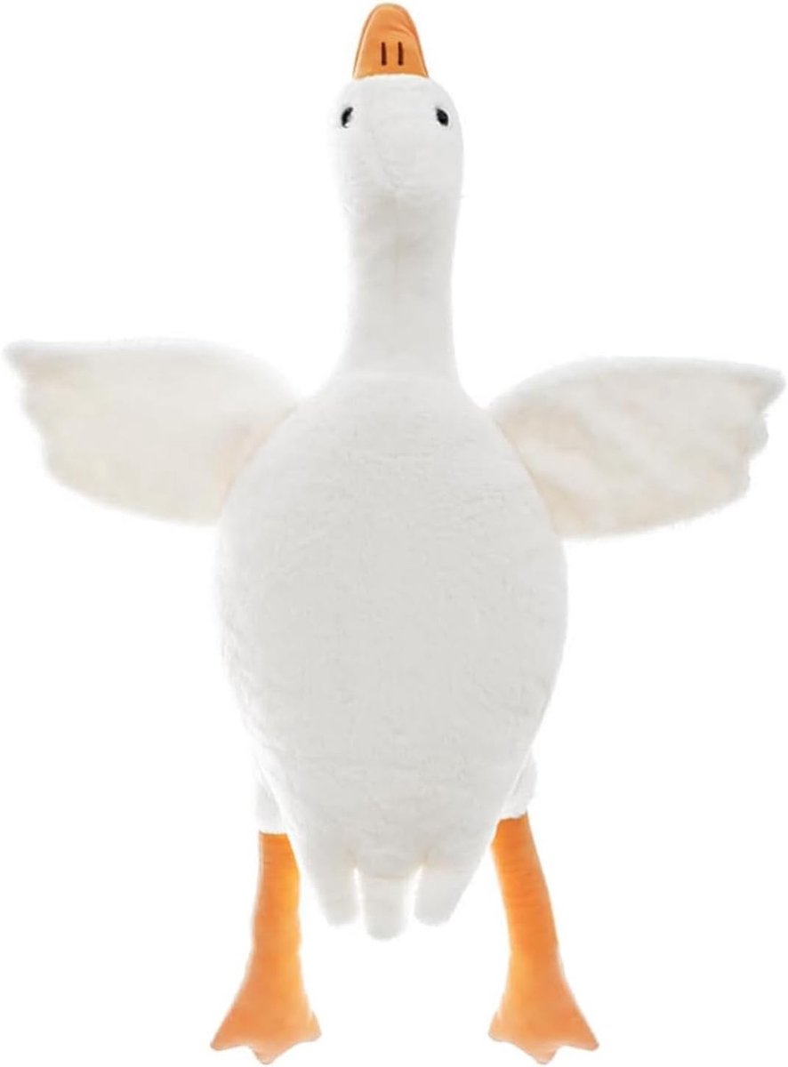 Schattige Grote Pluche Gans Kussen, Zacht Pluche Speelgoed voor Thuis en Kantoor, Perfect Cadeau voor Valentijnsdag en Vrienden (40cm)