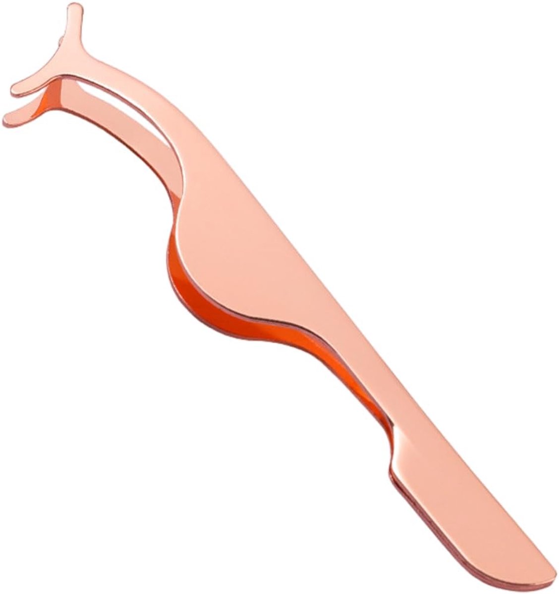 Valse Wimpers Applicator Tool/Remover Pincet - Professionele Roestvrij Staal Nep Wimpers Cosmetische Tool Wimpers Clip voor Wimpers Aanbrengen en Verwijderen (Rosé Goud)