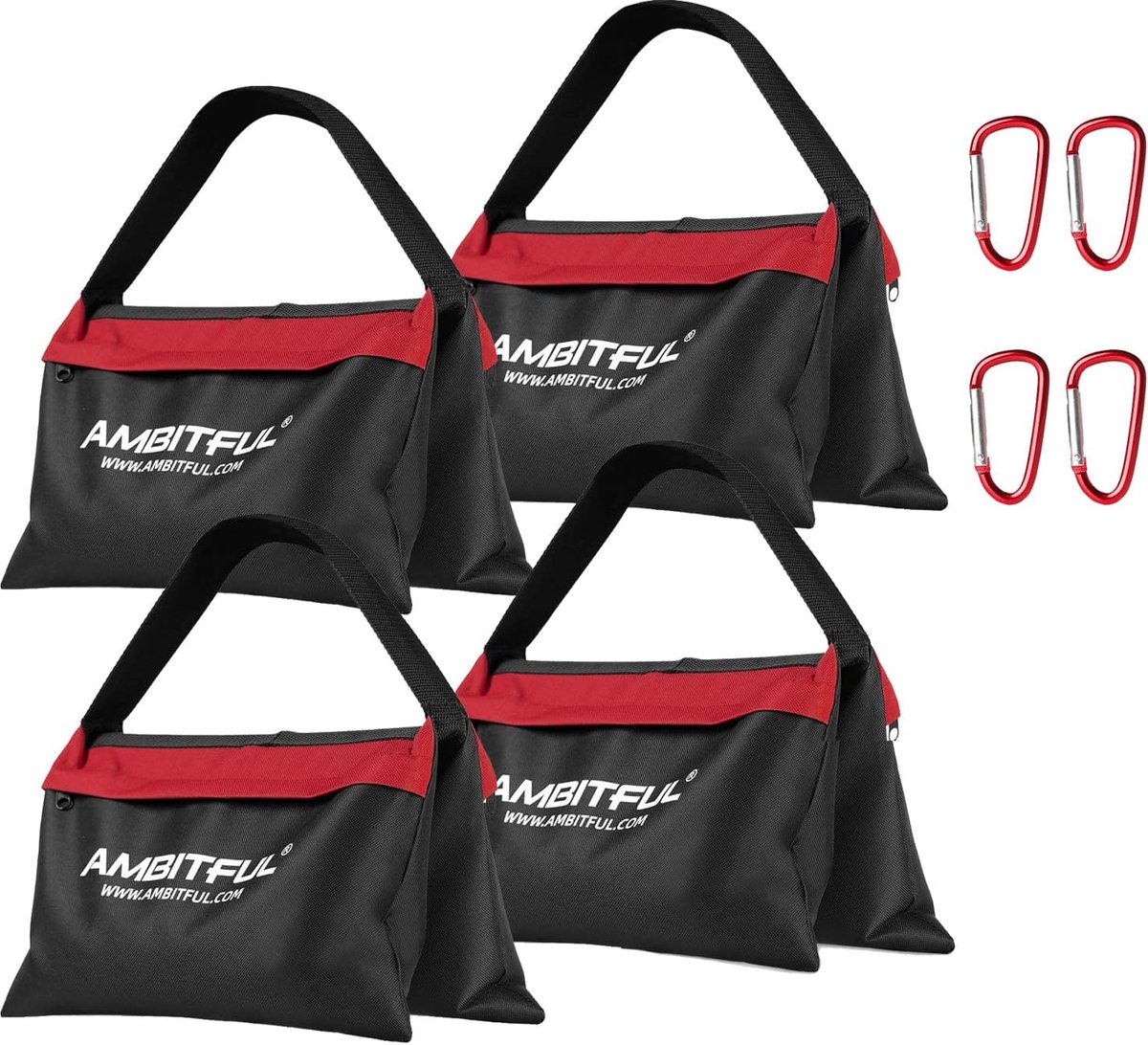 Zandzakken voor fotografie - Heavy Duty - Set van 2 - Verhoogt stabiliteit van apparatuur - ShopVlot