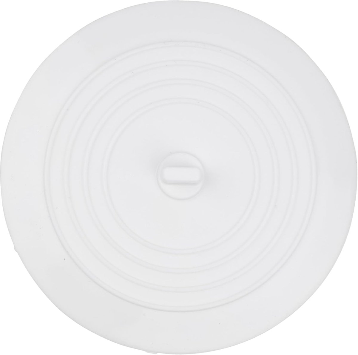 Badkuip, Douche & Keukengootsteen, Afneembare Afvoerplug Afdekking, Voorkomt het weglopen van water, 15 cm Diameter, voor Afvoergat tot 120 mm, Wit, drain plug cover