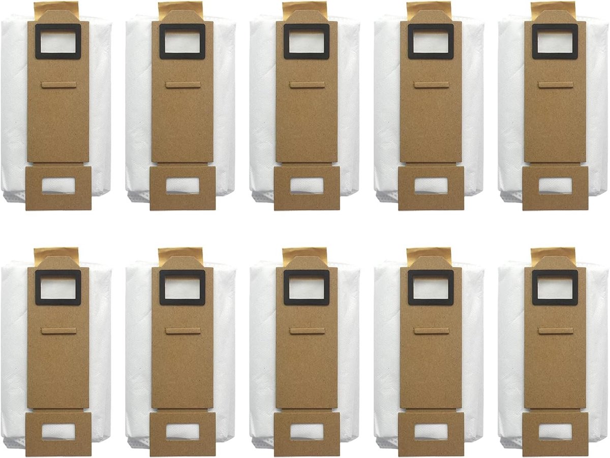 10 Pack Stofzak Accessoires voor Xiaomi Roborock S7/S7 Maxv Plus/S7+ Plus/S7 Maxv/T7Splus Stofzuiger