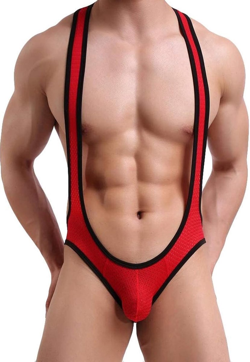 Sexy ondergoed voor heren, boratstring, elastische slip, jockstrap, body, tanga, bad, grappige pyjama, cadeau, kostuums, paar, cosplay, carnaval, zee, verjaardag, jubileum, onderbroek