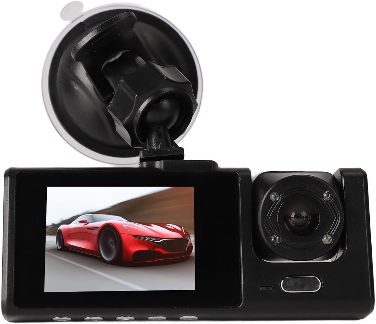 Dashboardcamera 1080P - Drievoudige opname - Brede kijkhoek - Bewijs voor binnen en buiten - ShopVlot