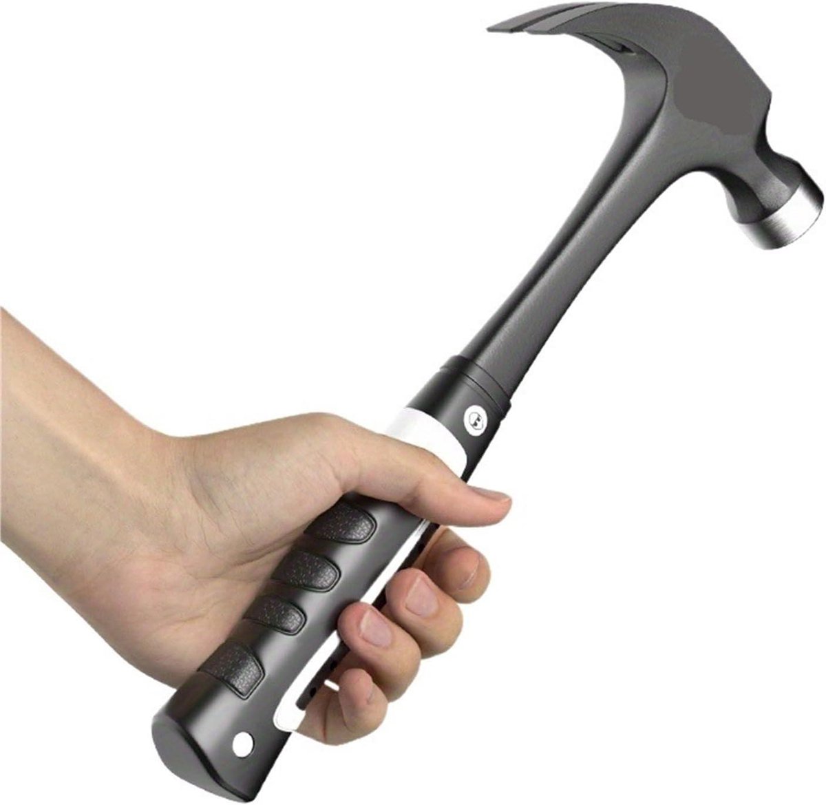 Klauwhamer - Houtbewerkingshamer Timmerhamer - Spijkeren en Wrikken - Schokreducerend Handvat - 29 cm Lengte - One Color
