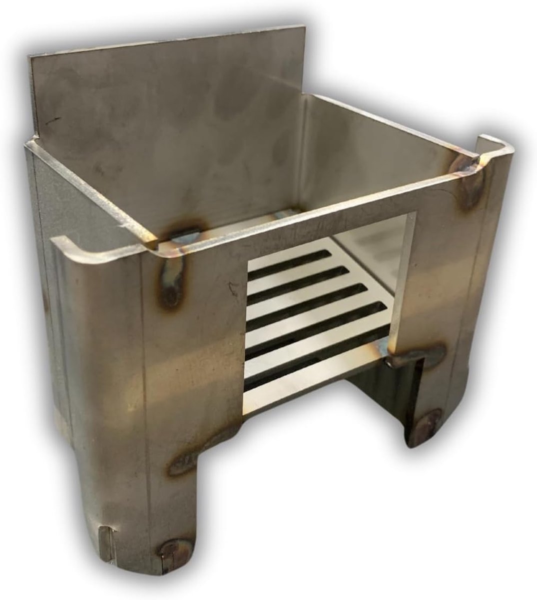SnelShoppen - Original vuurkorf Palladio voor pelletkachels - RVS - Rond - Pellets Compatibel - Ideaal voor tuin en camping