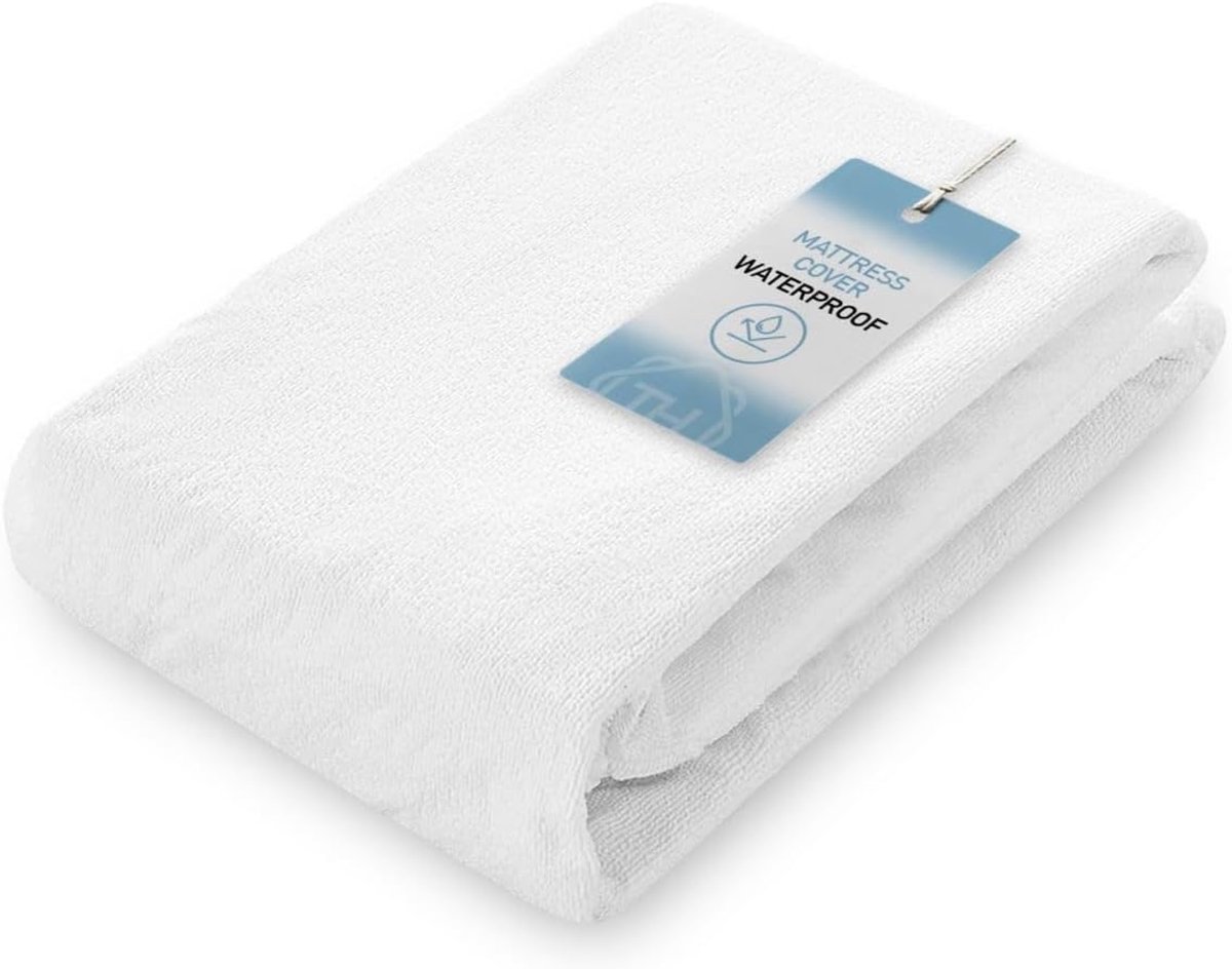 Matrasbeschermer 90x200 cm - Waterdicht - Ademend - Bescherming tegen vlekken - SnelShoppen
