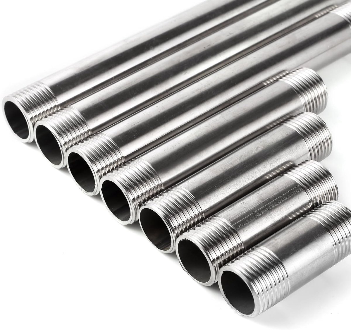 Verbindingsslangen 1/2 inch - RVS 304 - 5 tot 30 cm lengte - Duurzaam en sterk - SnelShoppen