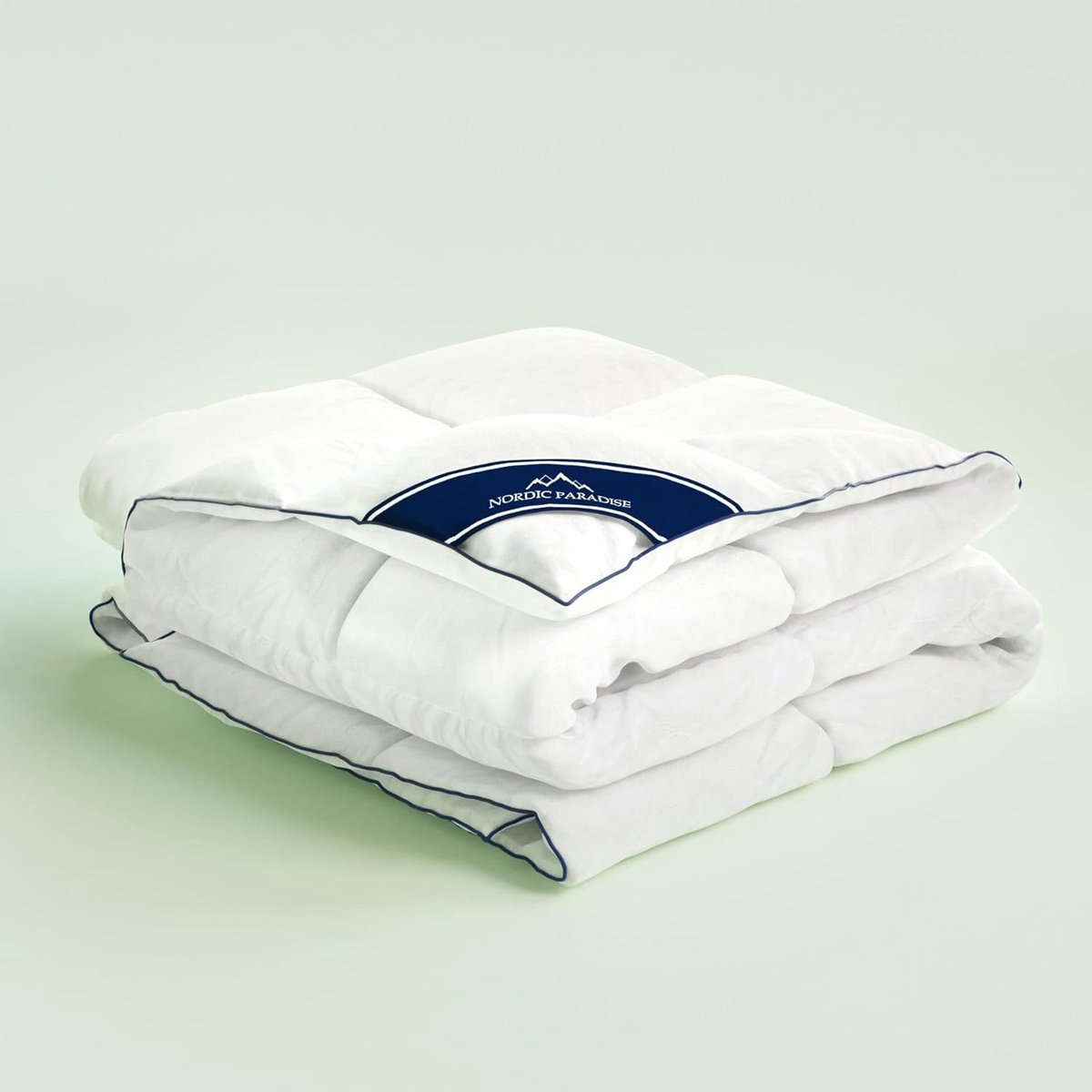 SnelShoppen - Lichtgewicht Dons Dekbed 240x220 cm - Zomer - 90% Franse Eendendons - Ademend - Antiallergisch Katoen - Duurzaam