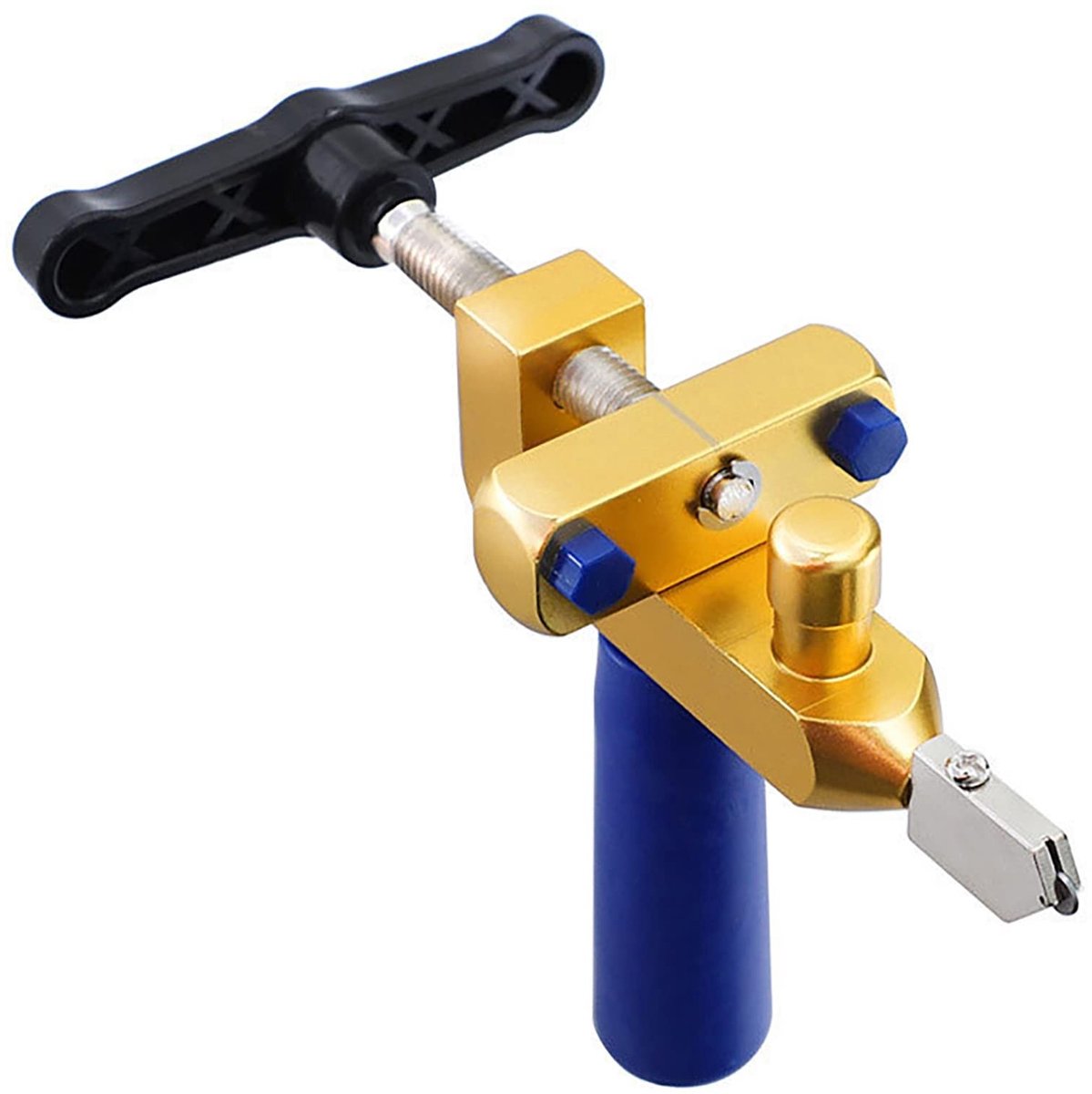 Omgoods- Glastegelsnijder 600 mm - Handgereedschap - Multifunctionele Snijmachine - Geïntegreerde Tegelsnijder - Keramische Snijmachine - Gouden Afwerking