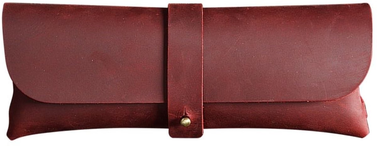 Omgoods- Pennenetui Vintage Look - Leren Etui - Organizer voor 20 Pennen - Geschikt voor Volwassenen - Stijlvol en Praktisch - Hoogwaardig Leer - Pennentas