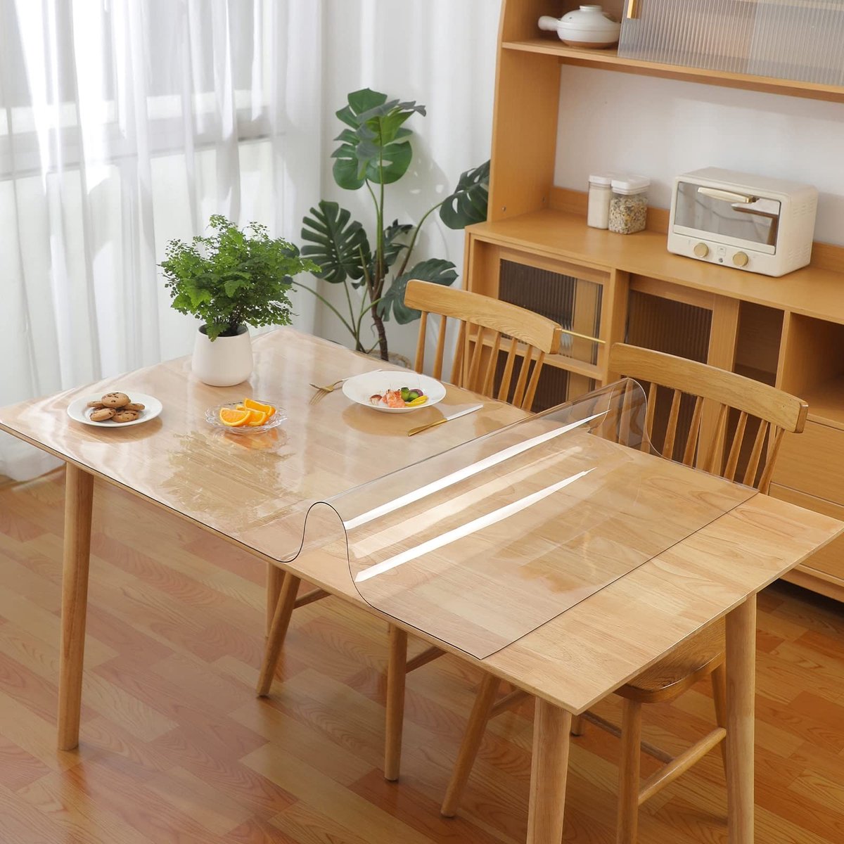 Omgoods - Transparante Tafelbescherming van PVC 90x200 cm